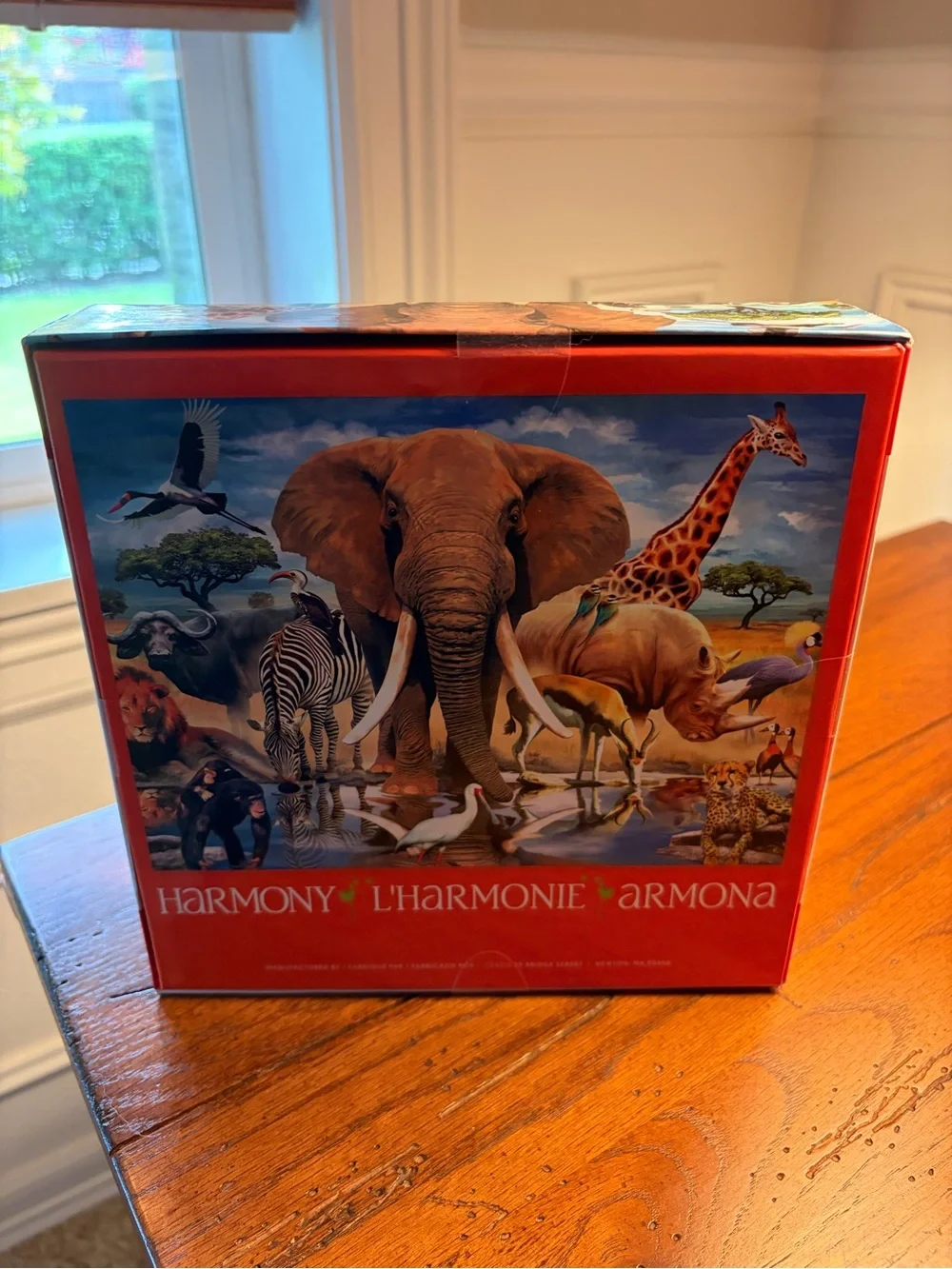 Jigsaw Puzzle 550 Pc HARMONY Wildlife at Watering Hole * BRAND NEW *